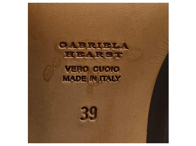 Botines de cuero marrón Gabriela Hearst Castaño - vista 7