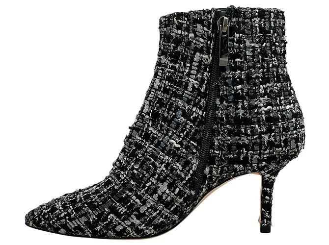 Botines Aimee de Tweed Multi Negro L'Agence - vista 3