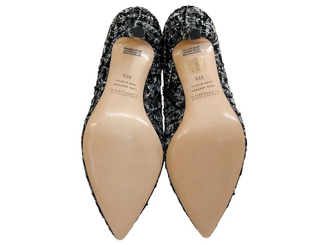 Botines Aimee de Tweed Multi Negro L'Agence - vista 7