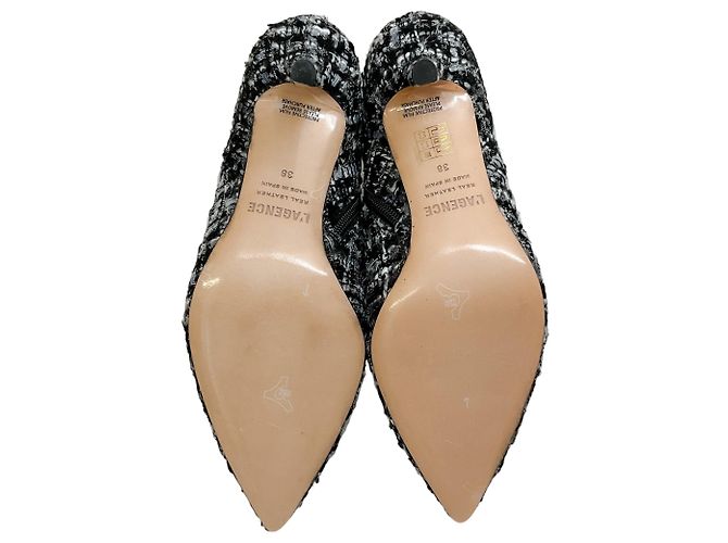 Botines Aimee de Tweed Multi Negro L'Agence - vista 8