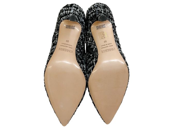 Botines Aimee de Tweed Multi Negro L'Agence - vista 9