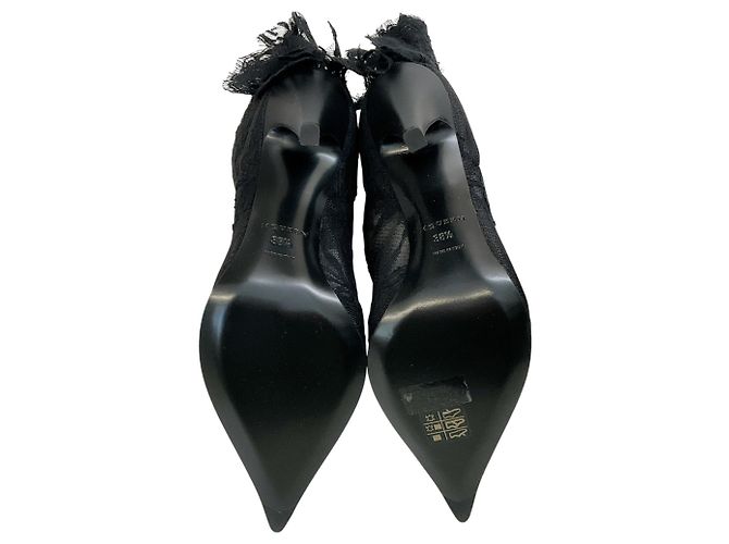Botines Heron de encaje negro Alexander McQueen - vista 8