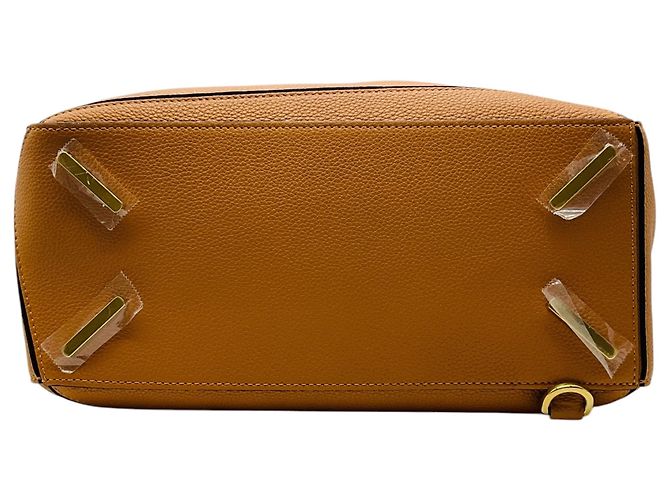 Borsa a spalla Puzzle Loewe in pelle di vitello grana Tan Cammello - vista 4