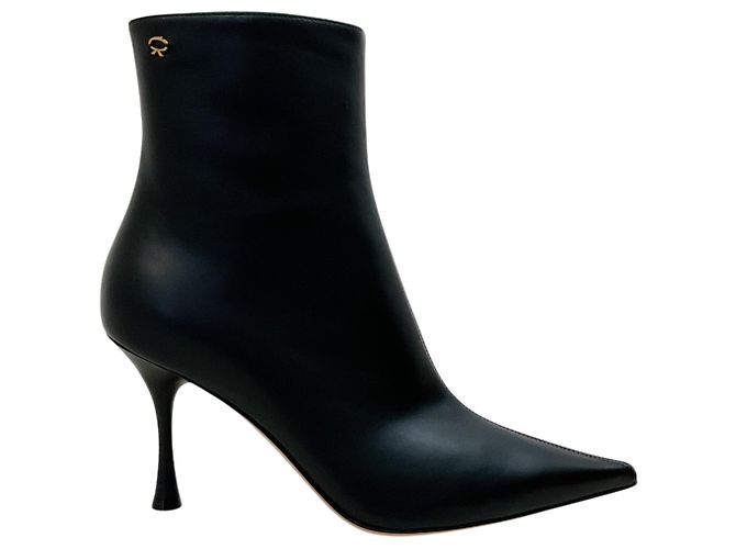 Botines Dunn de piel negra Gianvito Rossi Negro - vista 2