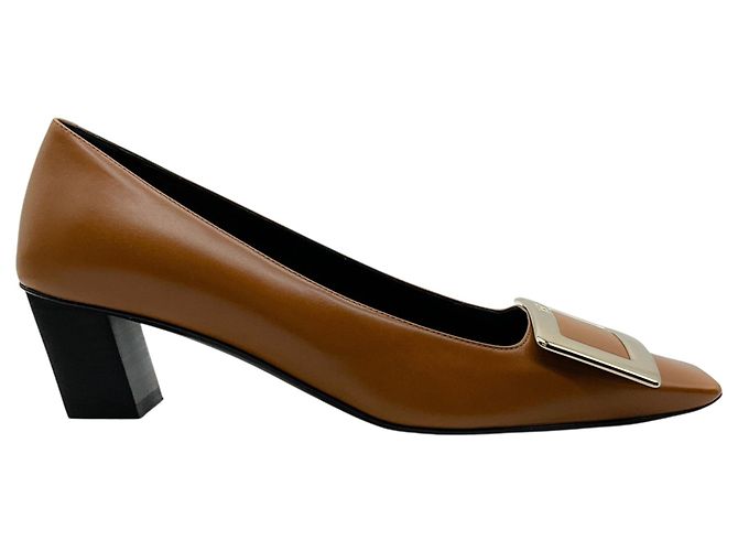 Décolleté Belle Vivier in pelle marrone Roger Vivier - vista 2