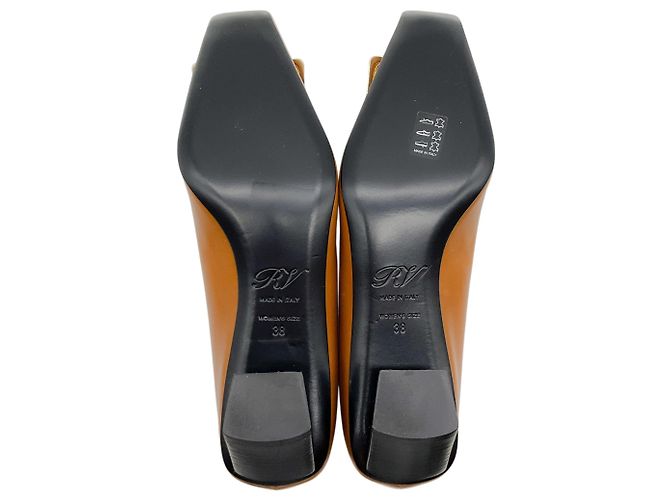 Décolleté Belle Vivier in pelle marrone Roger Vivier - vista 6