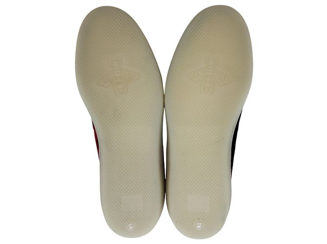Sneakers Gucci G75 in velluto bordeaux / camoscio Rosso - vista 6