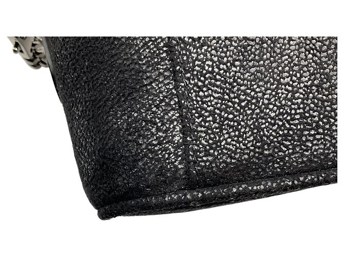 Stella Mc Cartney Stella McCartney Borsa a tracolla Vanity Case Falabella in ecopelle Shaggy Deer Nera Nero - vista 12