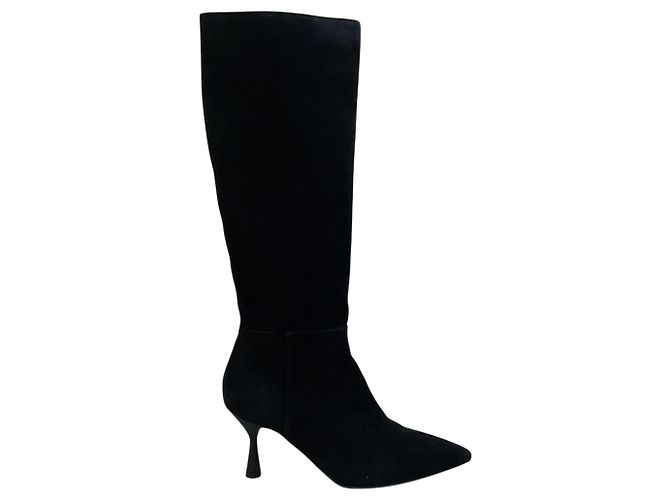 Bruno Magli Botas altas AGL Black Suede Ide Negro - vista 2