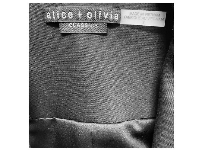 Autre Marque Giacca Blazer Alice + Olivia Black Single Button Nero - vista 4
