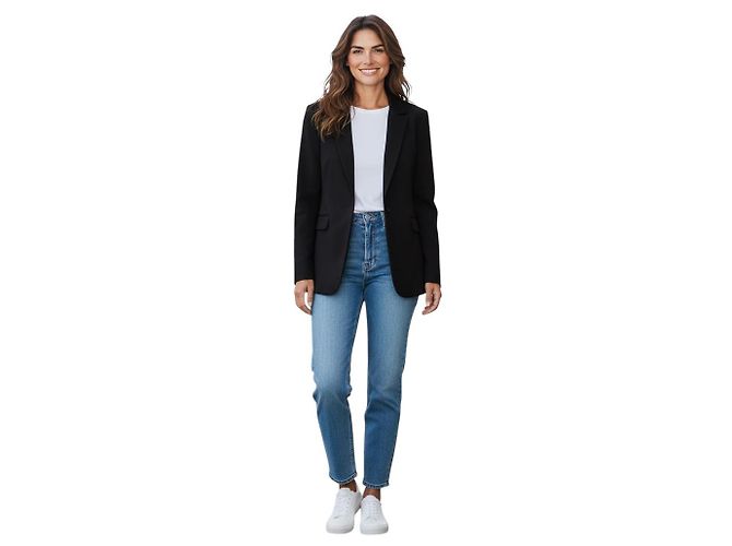 Autre Marque Giacca Blazer Alice + Olivia Black Single Button Nero - vista 5