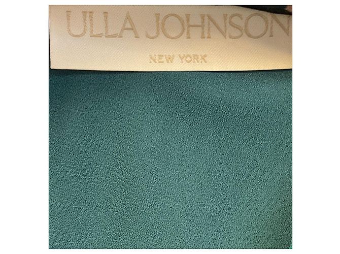 Ulla Johnson ärmelloses Maxikleid aus Seide mit grünem Multi-Floral-Print und Gürtel - Ansicht 4