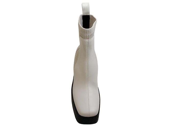 Stella Mc Cartney Botines de plataforma Skyla Stella McCartney Cream Beige - vista 4