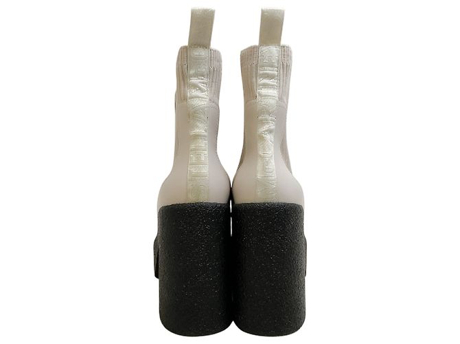 Stella Mc Cartney Botines de plataforma Skyla Stella McCartney Cream Beige - vista 5