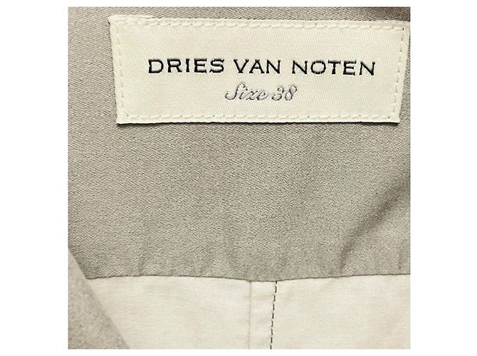 Camisa / Blusa de algodón con estampado floral gris Dries Van Noten - vista 4