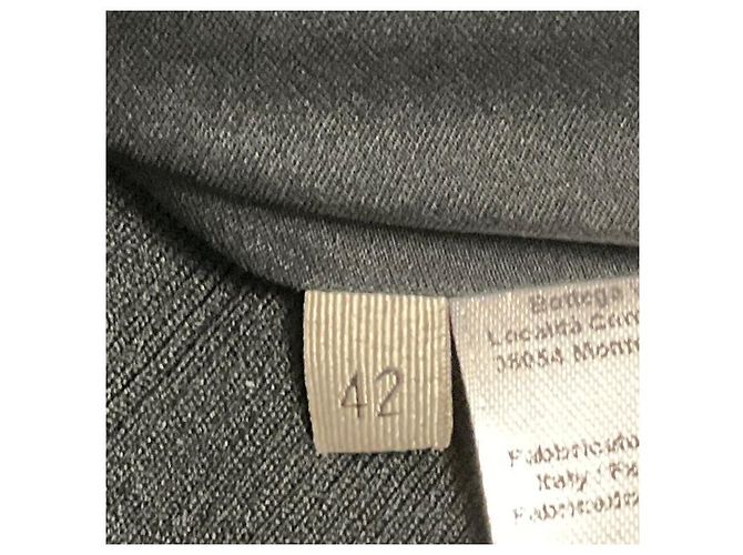 Bottega Veneta Black Embossed Leather Zip Front Bomber Jacket - view 5