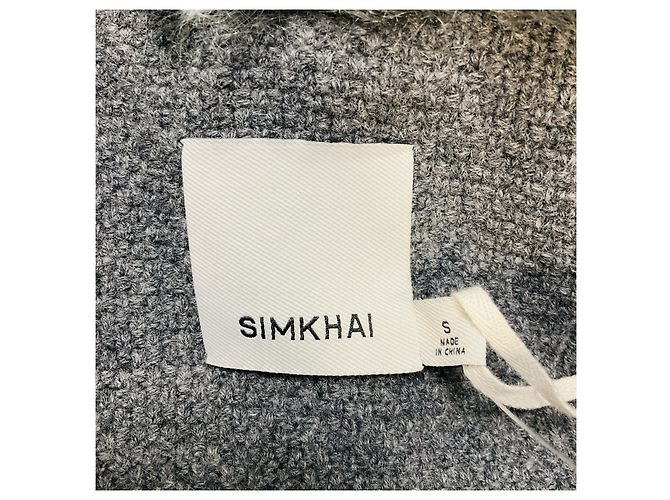 Jonathan Simkhai Simkhai Giovana Wolljacke Anthrazitgrau - Ansicht 4