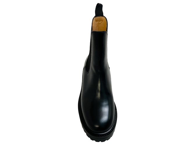 Botines Chelsea Castay de cuero negro Isabel Marant - vista 3