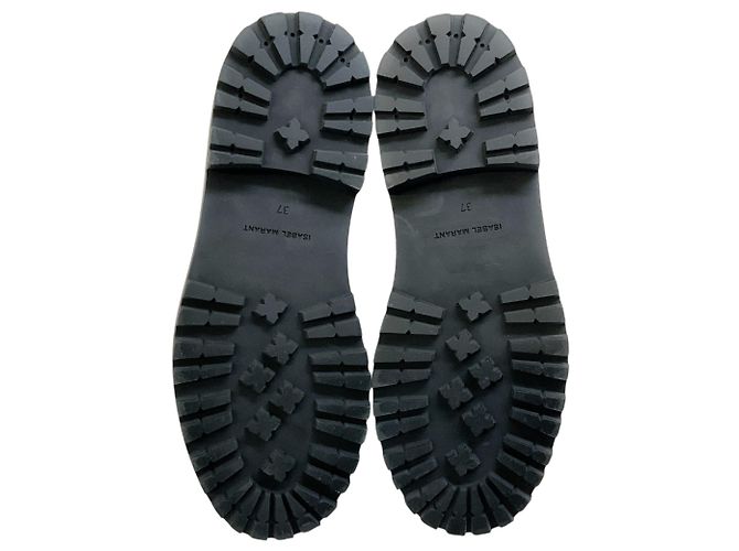 Botines Chelsea Castay de cuero negro Isabel Marant - vista 6