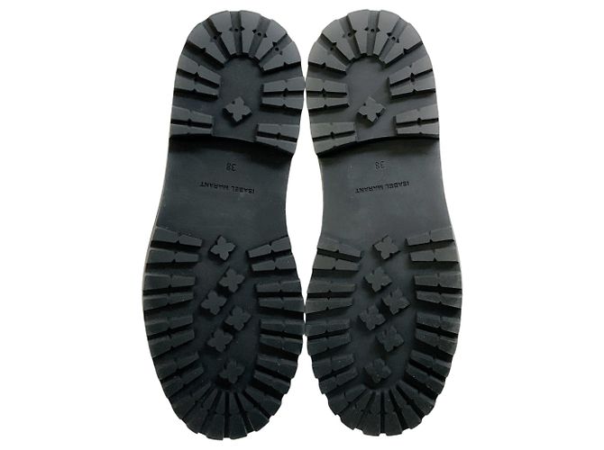 Botines Chelsea Castay de cuero negro Isabel Marant - vista 7