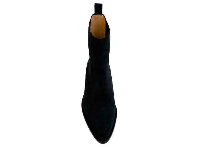 Botas Delena de ante negro desgastado Isabel Marant - vista 4