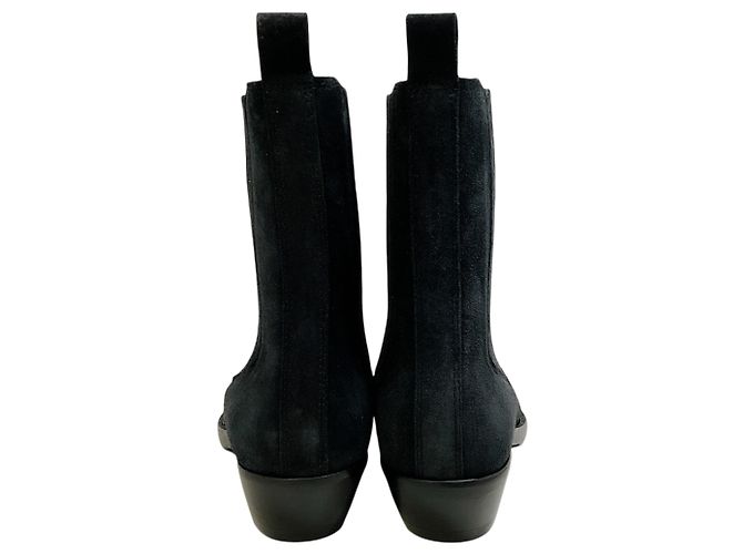 Botas Delena de ante negro desgastado Isabel Marant - vista 5
