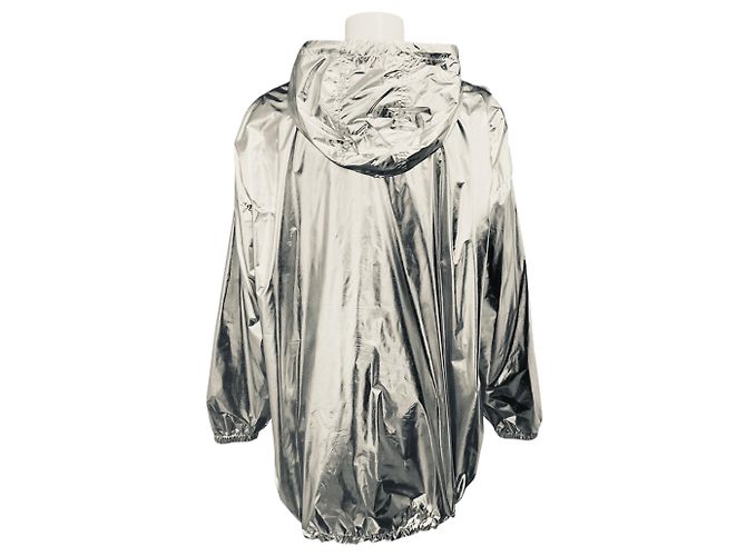 Moncler Silver / White Jubba Wendbare Kapuzenjacke Silber - Ansicht 3