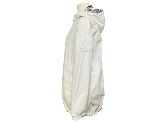 Moncler Silver / White Jubba Wendbare Kapuzenjacke Silber - Ansicht 5