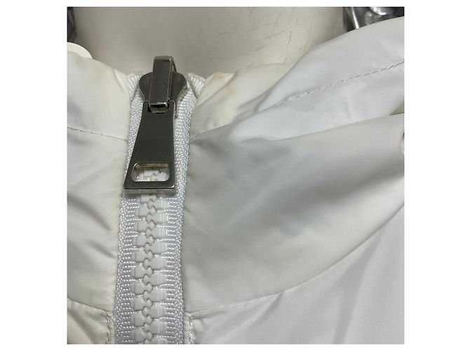 Moncler Silver / White Jubba Wendbare Kapuzenjacke Silber - Ansicht 9