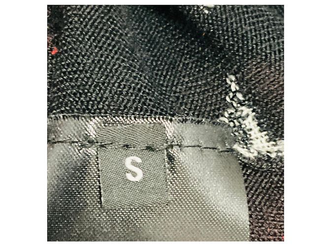 Proenza Schouler Langarm-Pullover aus Seidenstrick mit mehrfarbigem Blitzmuster Schwarz / Weiß / Rot Mehrfarben - Ansicht 4