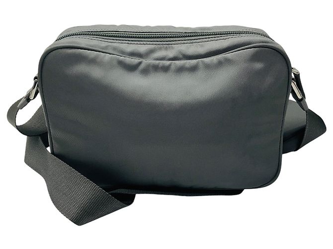 Borsa a tracolla Prada Grey Re-Nylon con pochette Grigio - vista 3