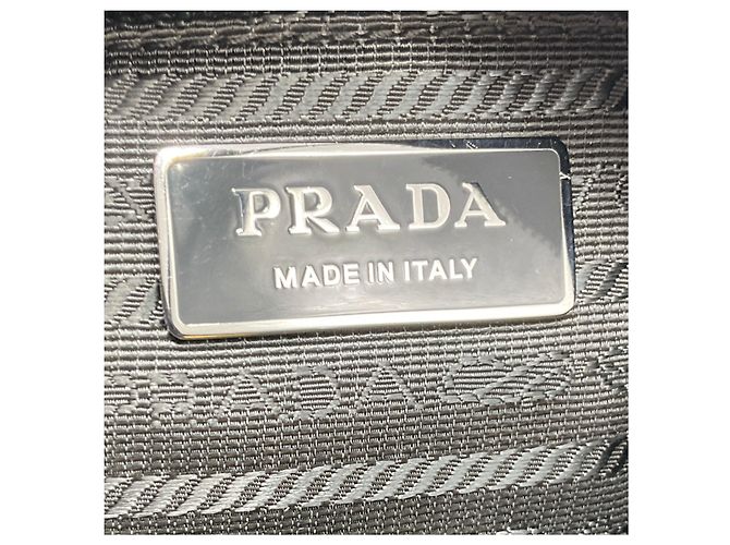 Borsa a tracolla Prada Grey Re-Nylon con pochette Grigio - vista 7