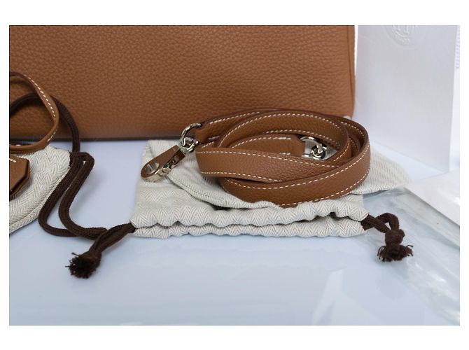 Hermès, borsa Kelly 28 retourné gold Marrone D'oro - vista 6