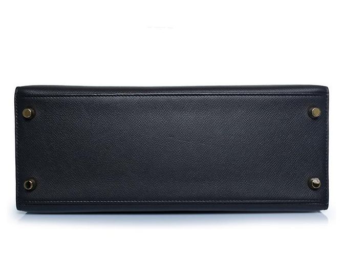 Hermès Hermes, sac Kelly II sellier 28 epsom 89 black Nero D'oro - vista 3
