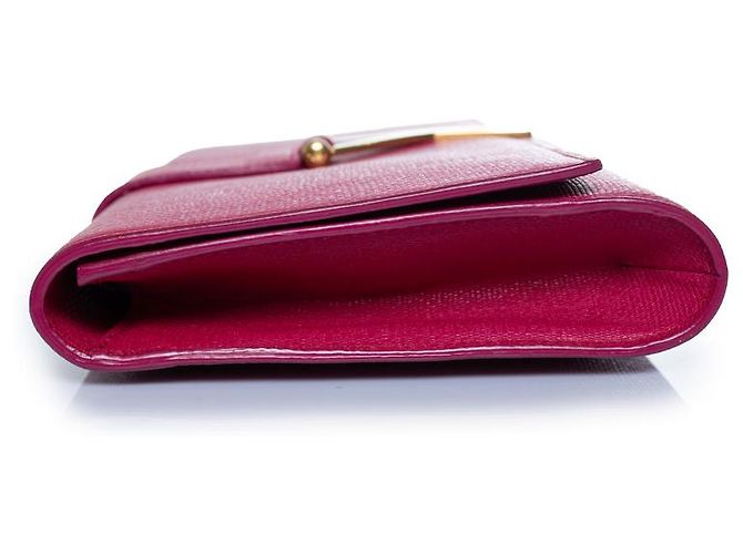 Saint Laurent, pochette Chyc in rosa fucsia - vista 5