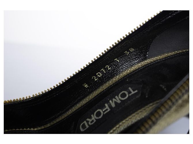 Tom Ford, Python-Absatzschuhe mit goldenem Metallreißverschluss - Ansicht 8