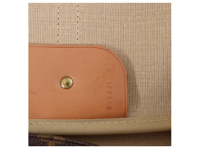 Borsa da viaggio Louis Vuitton Monogram Sirius 45 in tela Monogram, Marrone M41408 Beige - vista 15