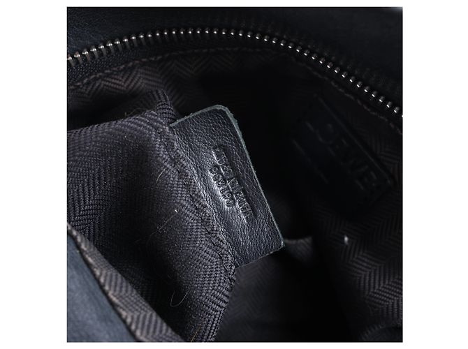 Bolso Loewe Puzzle Small de piel, bolso de mano 2 formas en negro x rosa - vista 16