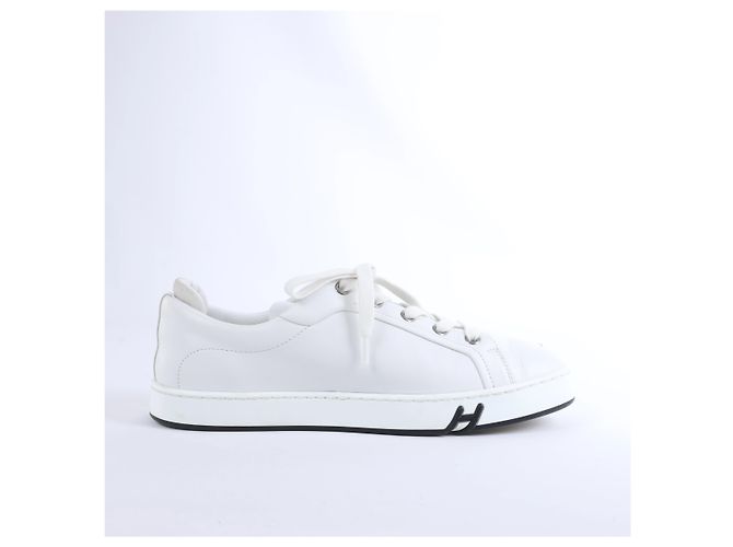 Sneakers Hermès in pelle di capretto bianca 38 251075Z - vista 2