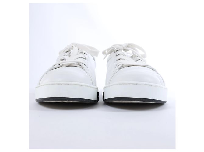 Sneakers Hermès in pelle di capretto bianca 38 251075Z - vista 5