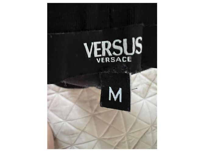 Versus Versace Leggings aus Baumwolle mit schwarzem Spitzenpanel - Ansicht 4