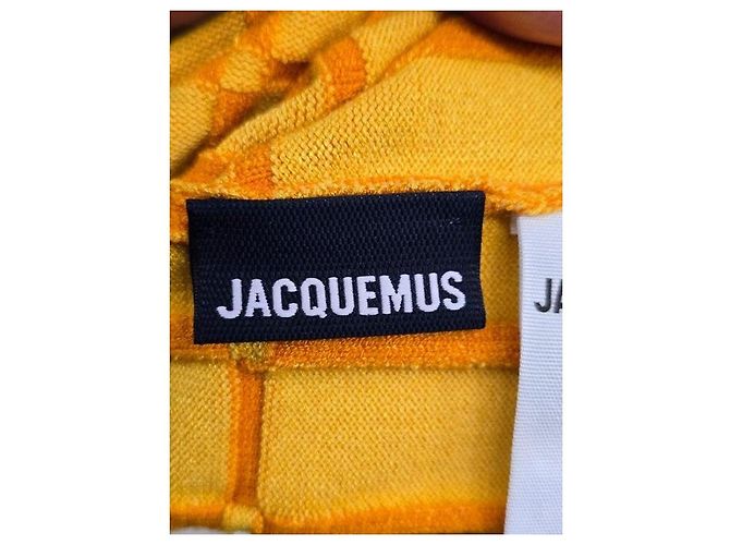 Jacquemus Maille Malha Orange Strick-Minikleid EU 36 NWOT gebraucht - Ansicht 5