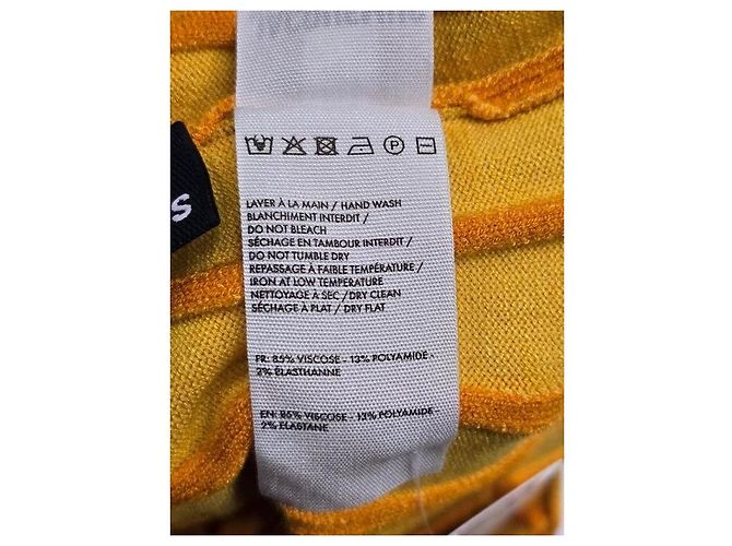Jacquemus Maille Malha Orange Strick-Minikleid EU 36 NWOT gebraucht - Ansicht 7