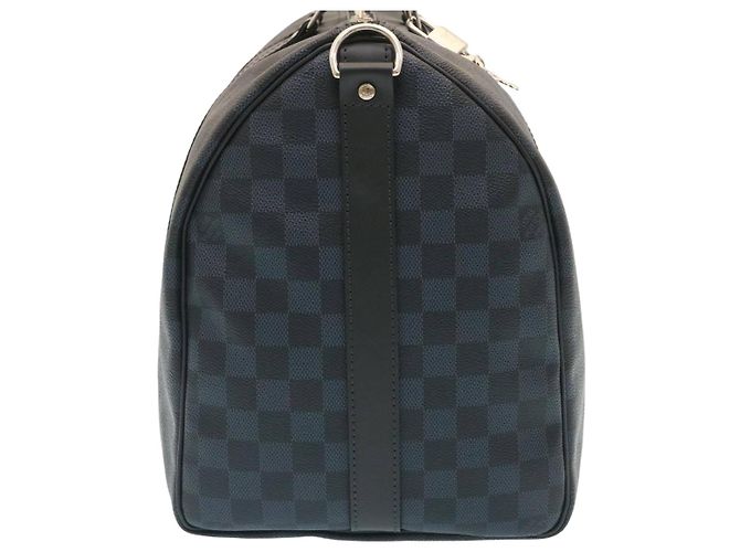 Louis Vuitton Keepall Bandouliere Damier Graphite 45 Blu - vista 6