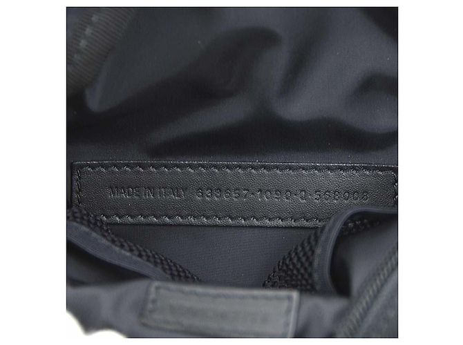 Borsa Messenger Balenciaga in Nylon Nero - vista 10