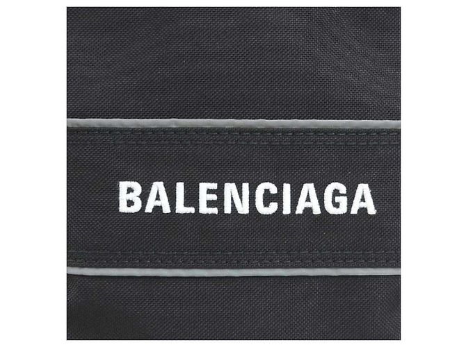 Borsa Messenger Balenciaga in Nylon Nero - vista 9