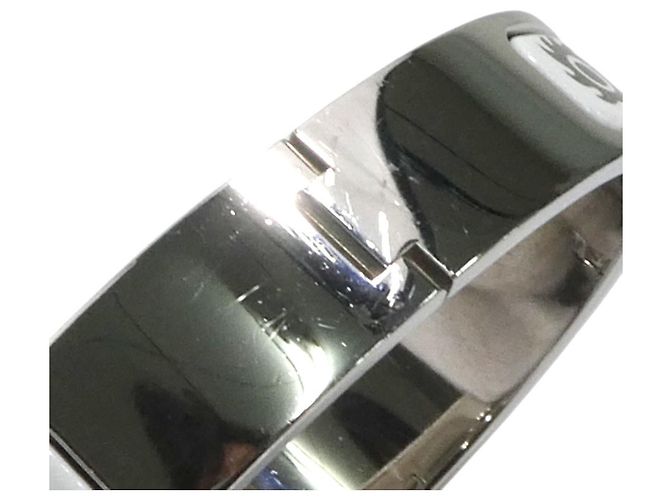 Hermès Bracciale Rigido Hermes HERMES Argento Bianco - vista 7