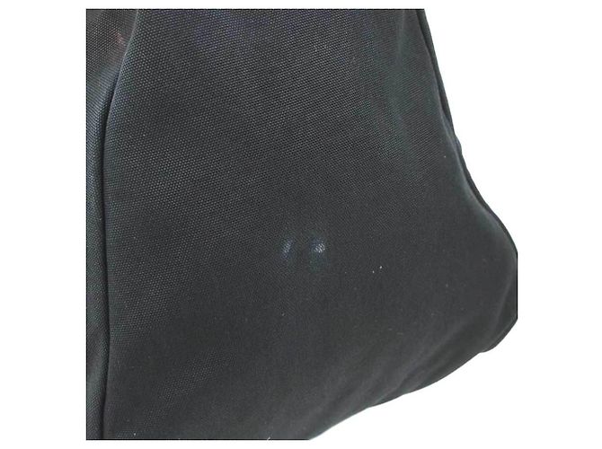 Borsa a tracolla Prada in tela nera Nero - vista 10