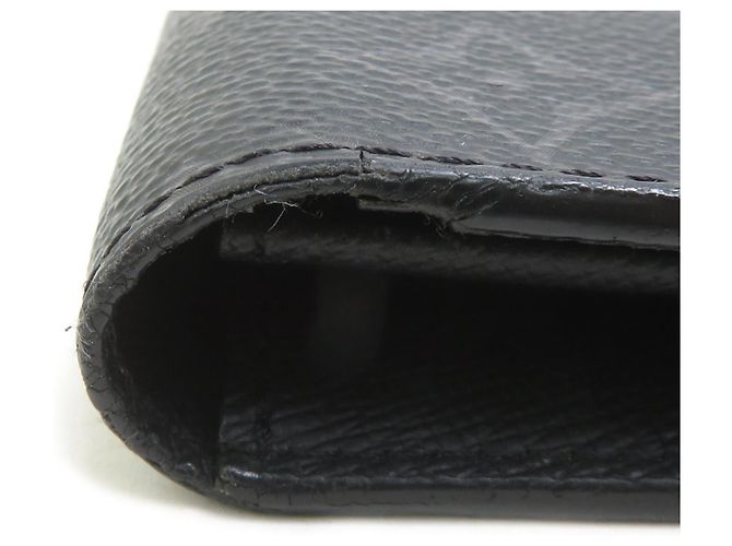 Louis Vuitton Monogram Eclipse Long Wallet Black - view 5
