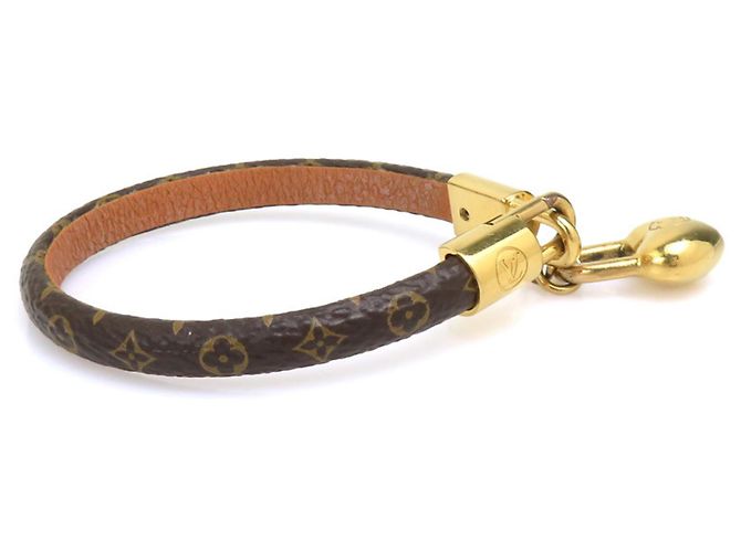 Bracciale con Charms Monogram Louis Vuitton Marrone Monogramma - vista 3